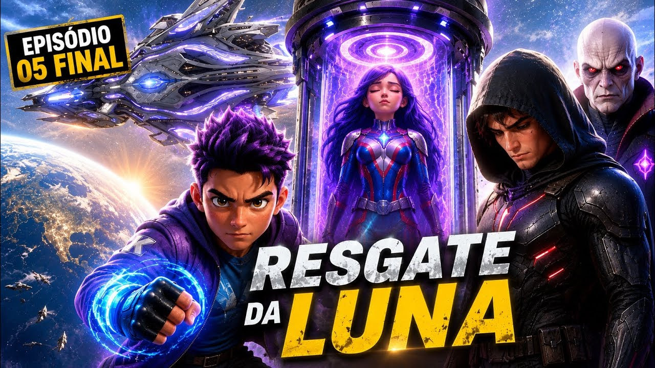 Thumbnail oficial do episódio 12: O Resgate da Luna!
